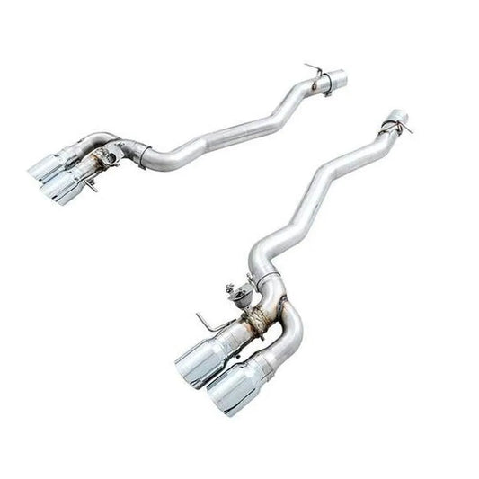 AWE Tuning Track Edition Axleback Exhaust for BMW F90 M5 - Chrome Silver Tips (3020-42069)