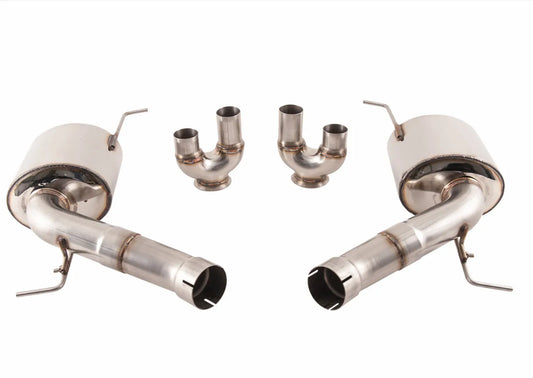 AWE Tuning Touring Edition Axle Back Exhaust for BMW F10 M5, Chrome Silver Tips (3015-42062)