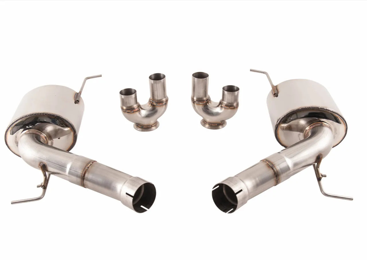 AWE Tuning Touring Edition Axle Back Exhaust for BMW F10 M5, Chrome Silver Tips (3015-42062)