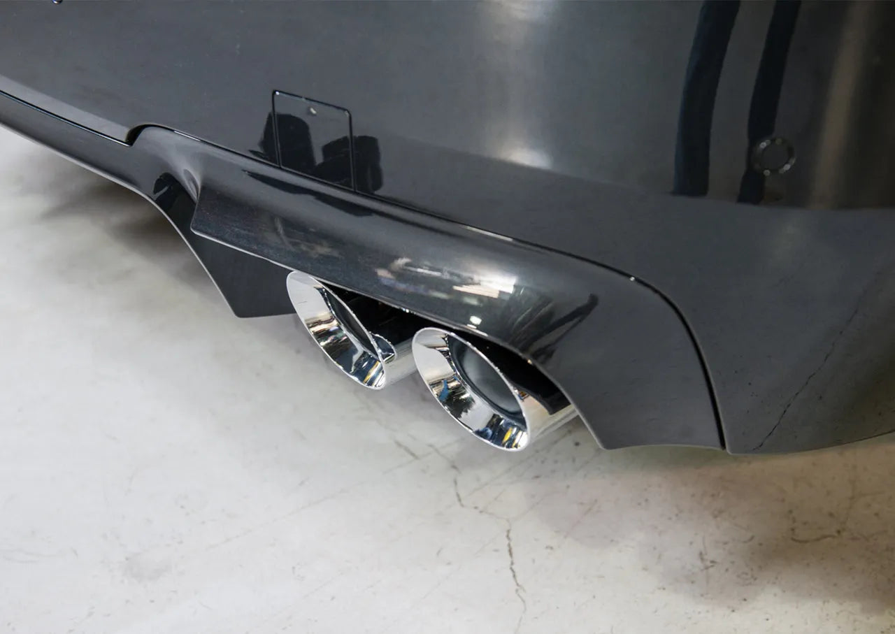 AWE Tuning Touring Edition Axle Back Exhaust for BMW F10 M5, Chrome Silver Tips (3015-42062)