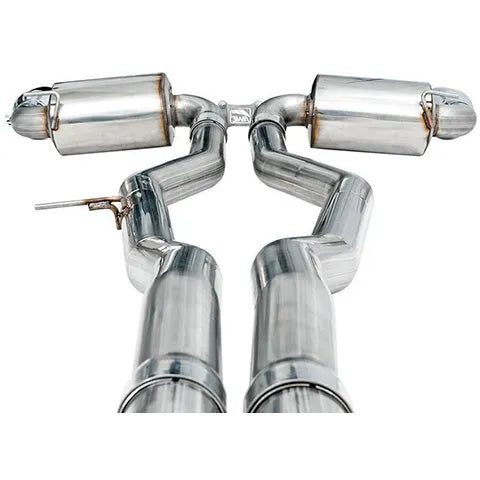 AWE Tuning Non-Resonated Touring Edition Exhaust for A90 Supra - 5" Chrome Silver Tips (3020-32058)