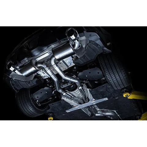 AWE Tuning Non-Resonated Touring Edition Exhaust for A90 Supra - 5" Chrome Silver Tips (3020-32058)