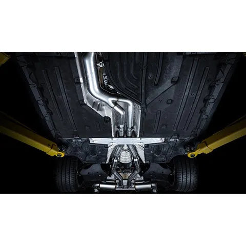AWE Tuning Non-Resonated Touring Edition Exhaust for A90 Supra - 5" Chrome Silver Tips (3020-32058)
