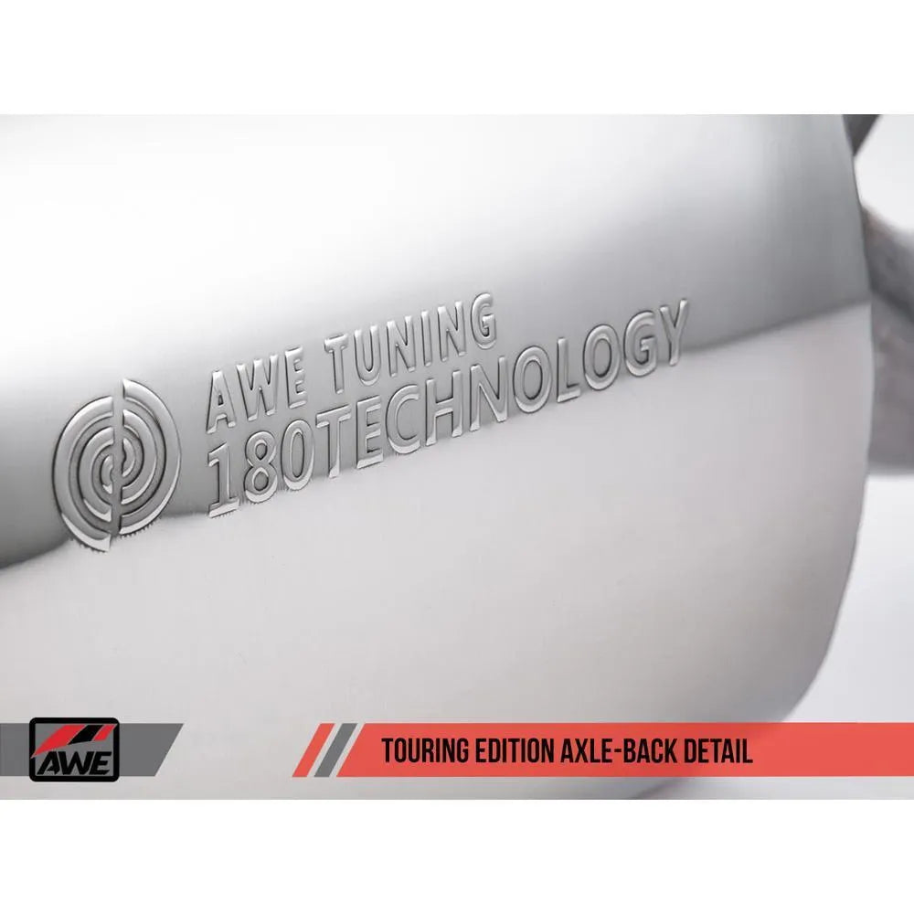 AWE Tuning Touring Axle Back Exhaust BMW F3X 28i/30i Single Side (12-20) (3010-23022)