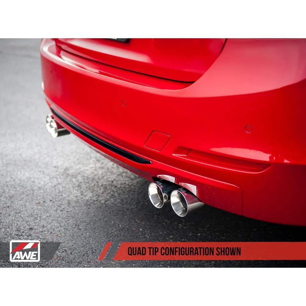AWE Tuning Touring Axle Back Exhaust BMW F3X 28i/30i Single Side (12-20) (3010-23022)