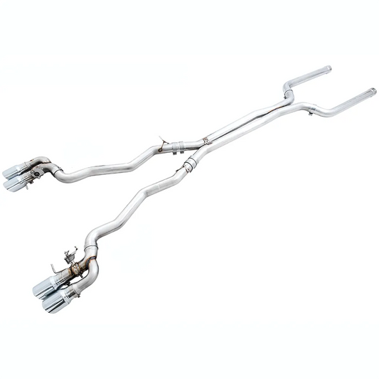 AWE Tuning AWE SwitchPath Catback Exhaust for BMW F90 M5 - Chrome Silver Tips - 3025-42062