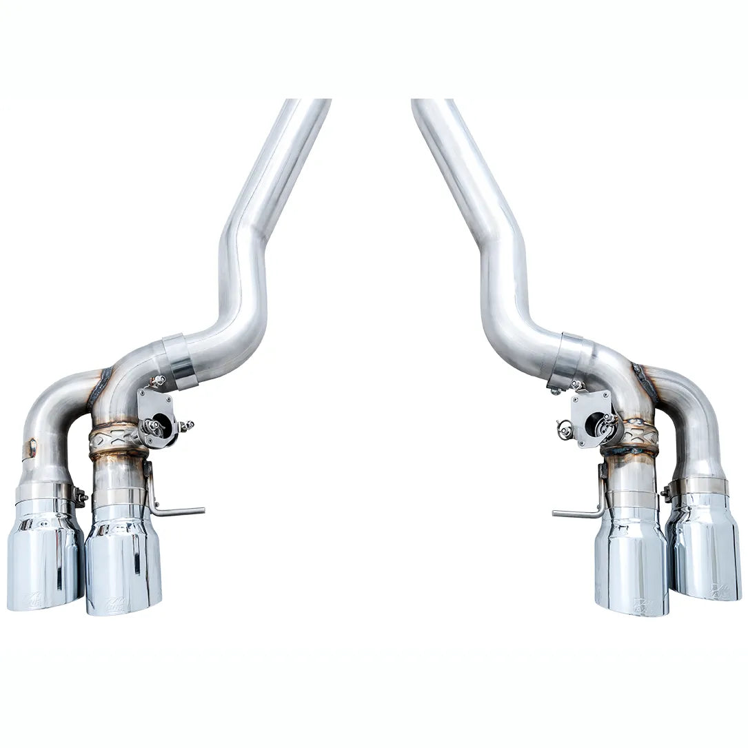 AWE Tuning AWE SwitchPath Catback Exhaust for BMW F90 M5 - Chrome Silver Tips - 3025-42062
