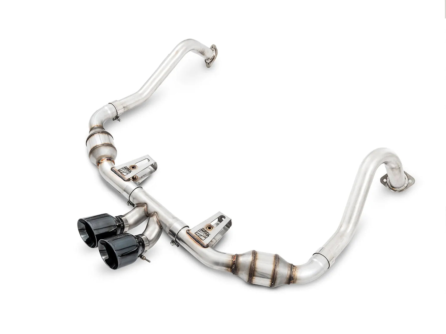 AWE Touring Edition Exhaust for Porsche 718 Boxster/Cayman - Silver Tips (3015-32080)