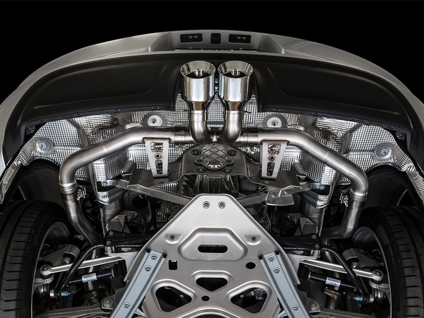 AWE Touring Edition Exhaust for Porsche 718 Boxster/Cayman - Silver Tips (3015-32080)