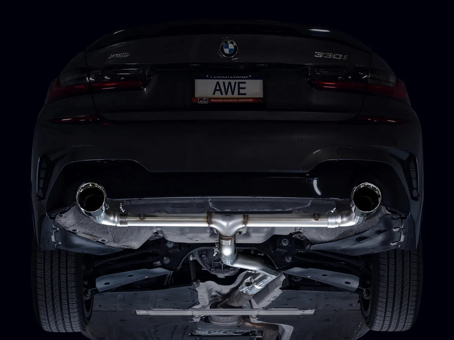 AWE Tuning G2X Touring Axle Back Exhaust | BMW 330i / 430i (3015-32429)