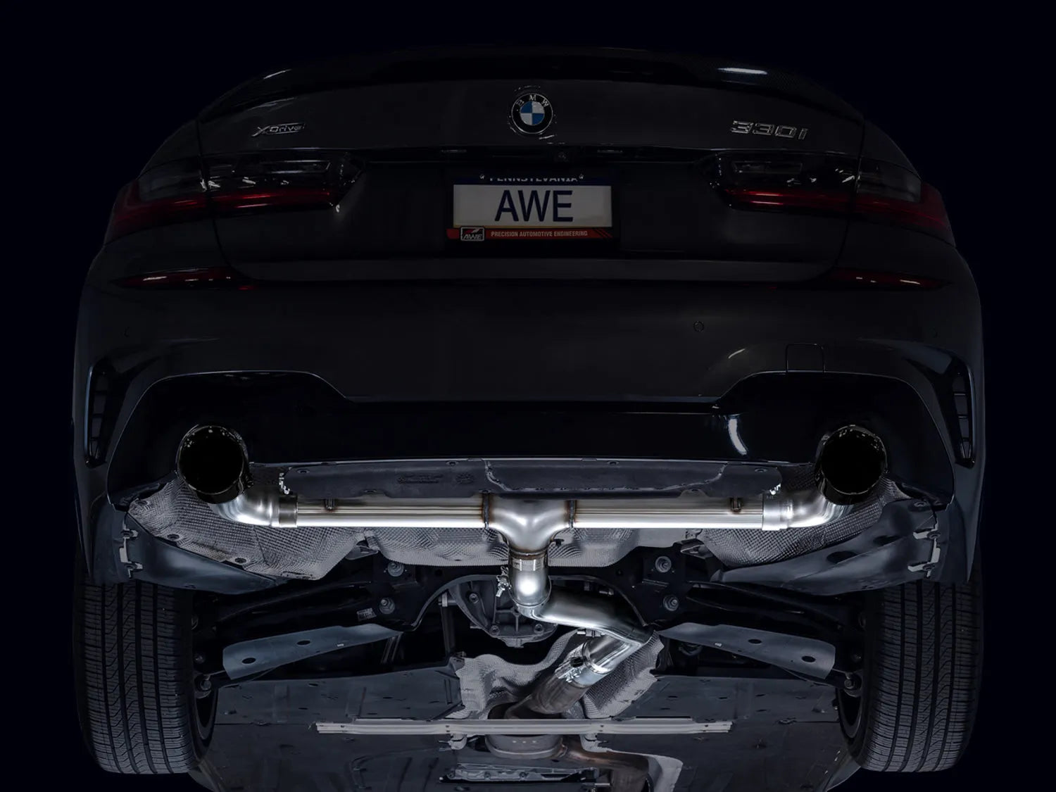 AWE Tuning G2X Touring Axle Back Exhaust | BMW 330i / 430i (3015-32429)