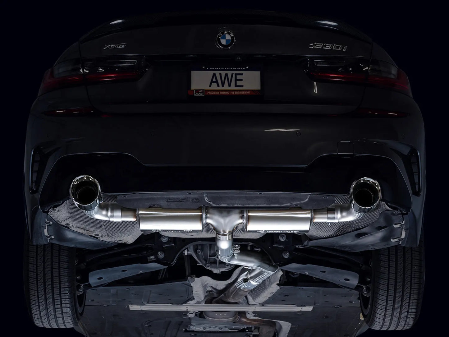 AWE Tuning G2X Touring Axle Back Exhaust | BMW 330i / 430i (3015-32429)