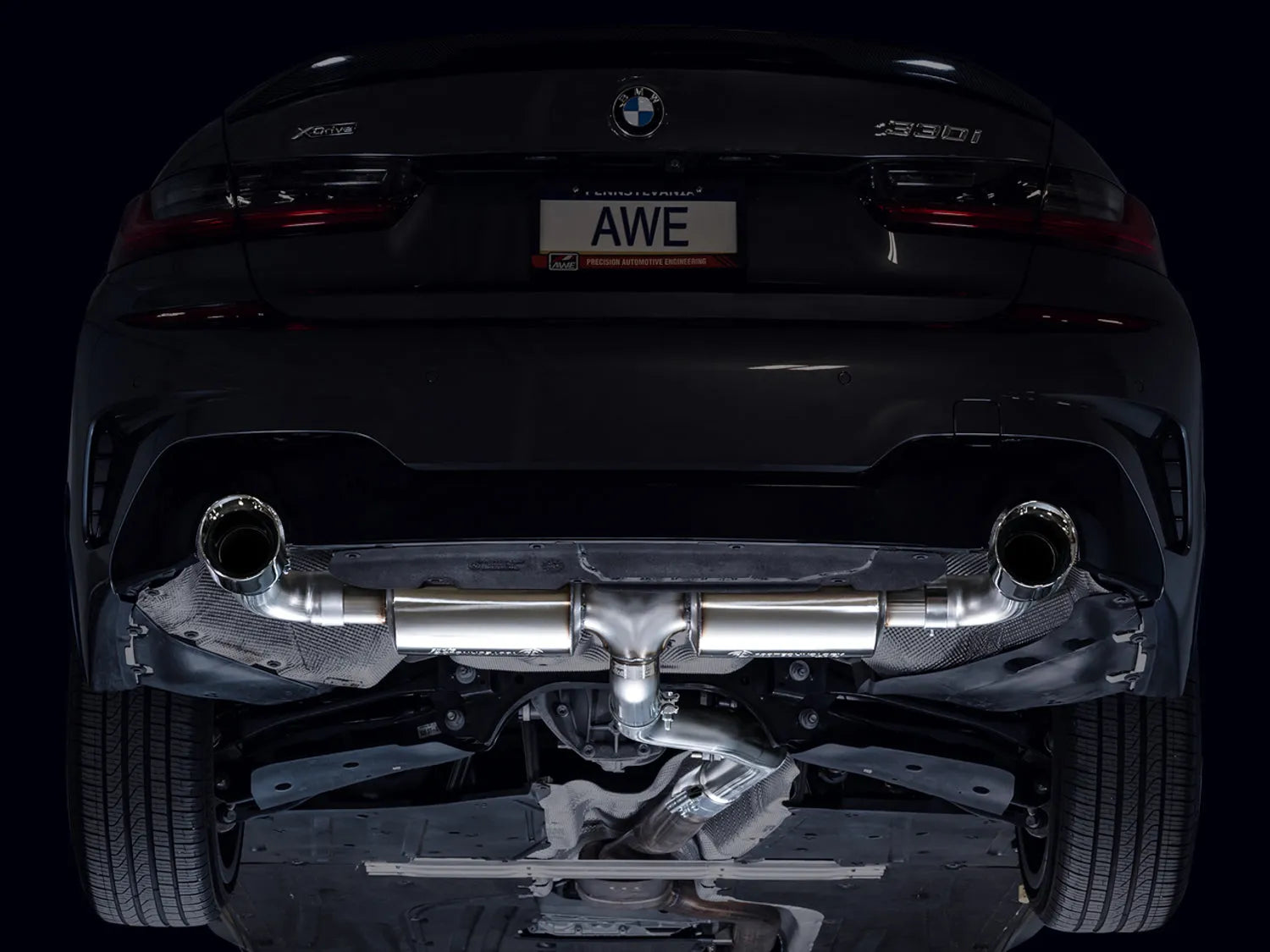 AWE Tuning G2X Touring Axle Back Exhaust | BMW 330i / 430i (3015-32429)