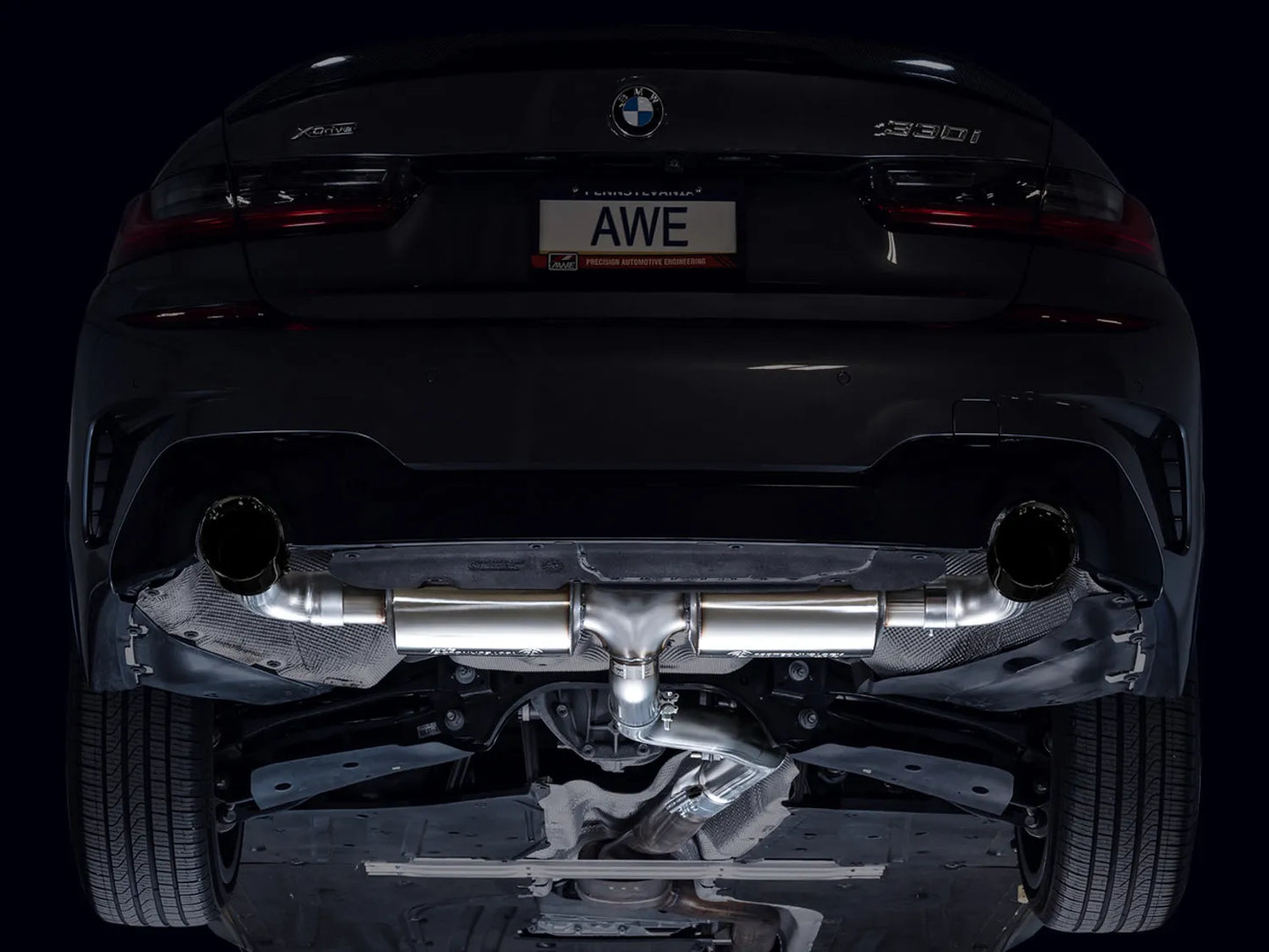 AWE Tuning G2X Touring Axle Back Exhaust | BMW 330i / 430i (3015-32429)