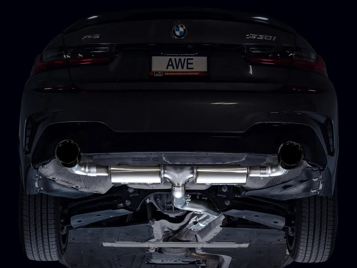 AWE Tuning G2X Touring Axle Back Exhaust | BMW 330i / 430i (3015-32429)