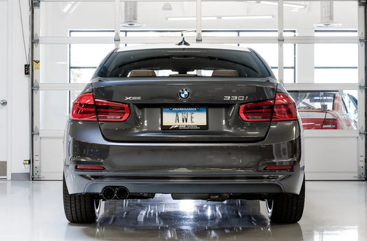 AWE Tuning Quad Tip Marking Template for BMW F3X 328i M Sport (6510-11018)