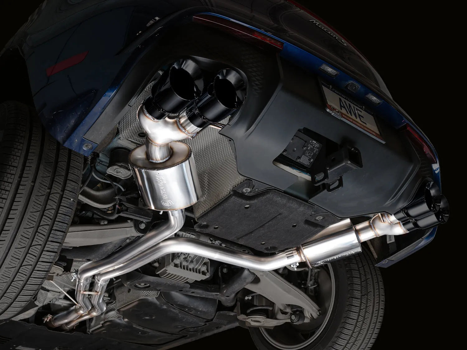 AWE Touring Catback Exhaust w/ Chrome Tips | Porsche Macan 2.9TT (22+)(3015-42952)