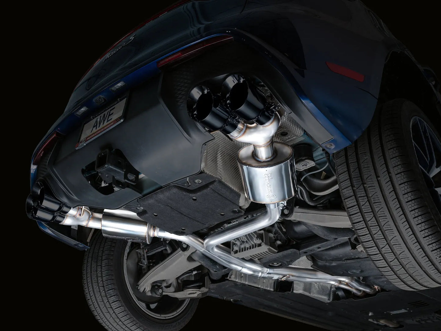 AWE Tuning Touring Catback Exhaust | Porsche Macan 19-21 3.0T/2.9TT (3015-43951)