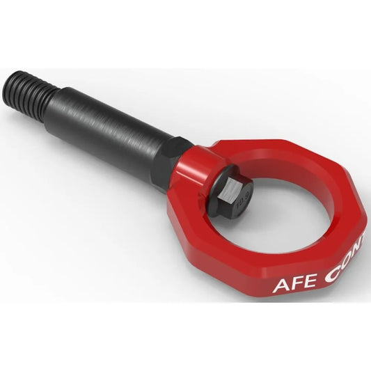aFe CONTROL Rear Tow Hook Red | Toyota GR Supra (20-21) / Toyota Supra (20-26) (450-721002-R)