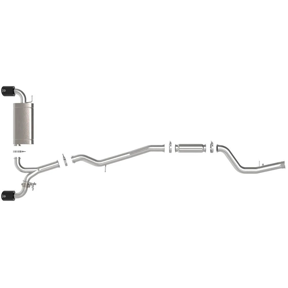 aFe Takeda 3in to 2.5in SS Cat-Back Exhaust | Toyota Supra 21-24 (49-36050-P)