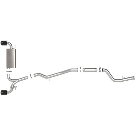 aFe Takeda 3in to 2.5in SS Cat-Back Exhaust | Toyota Supra 21-24 (49-36050-P)