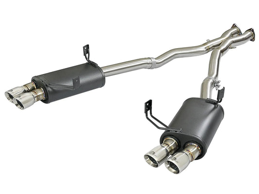 aFe MACH Force-Xp 2.5in SS Cat-Back BMW Z4 M Coupe/Roadster (05-08) (49-36339-P)
