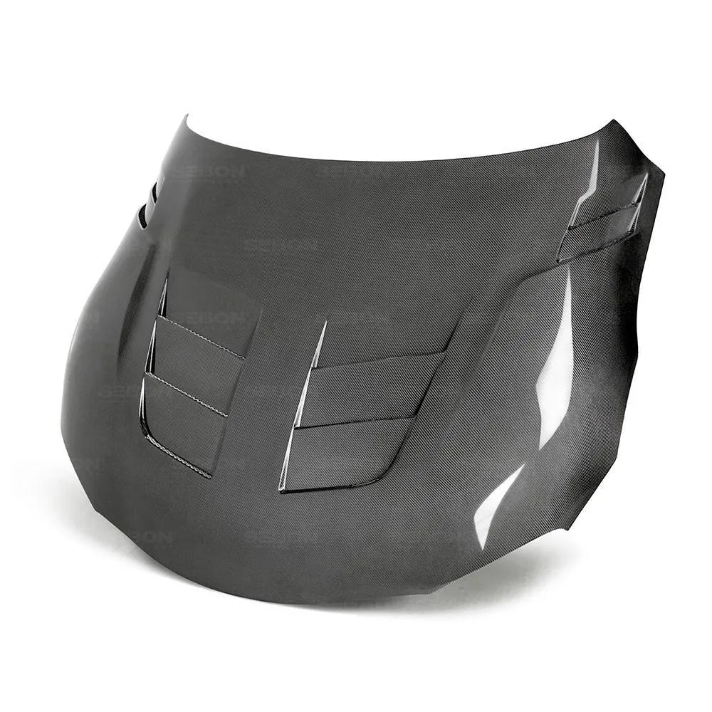 Seibon TSII-Style Double Sided Carbon Fiber Hood | 2020-2026 Toyota Supra (HD20TYSUP-TSII-DS)