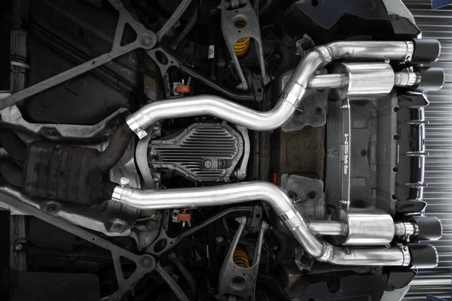 MBRP Stainless Steel 3" Resonator-Back | BMW M2 (18-21) (S45023CF)