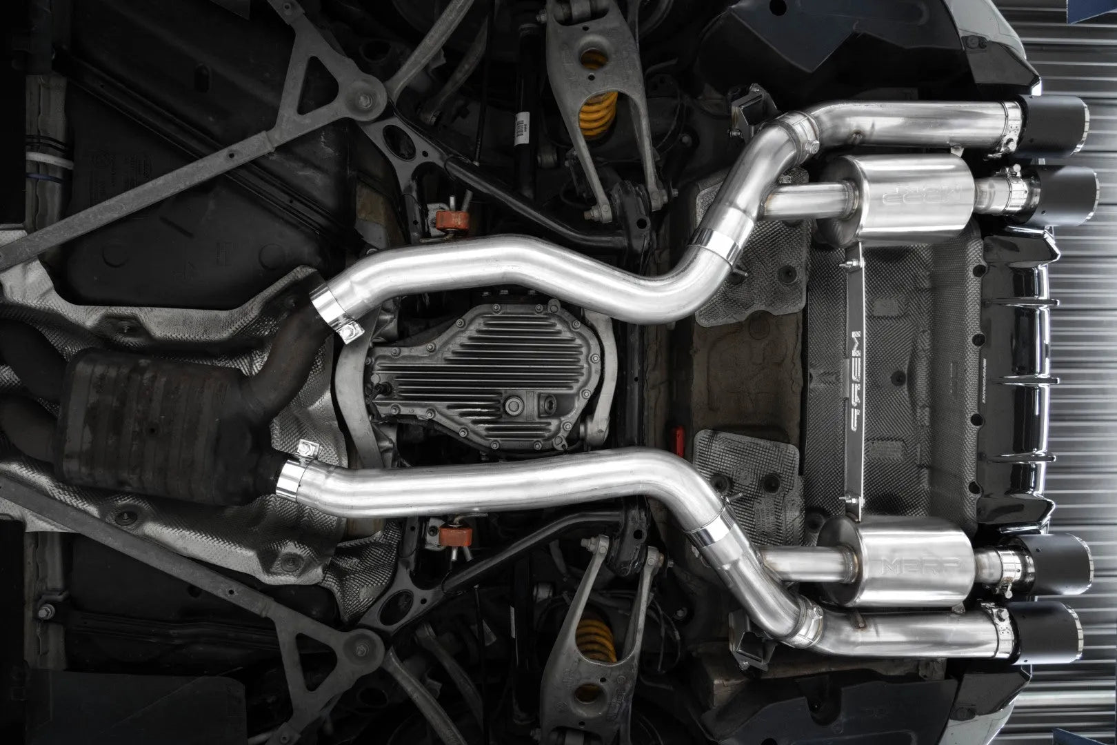 MBRP Stainless Steel 3" Resonator-Back | BMW M2 (18-21) (S45023CF)