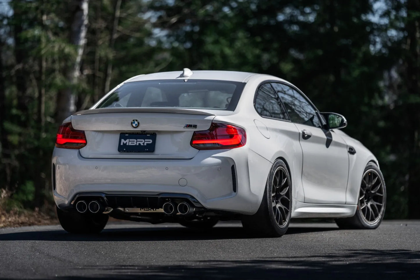 MBRP Stainless Steel 3" Resonator-Back | BMW M2 (18-21) (S45023CF)