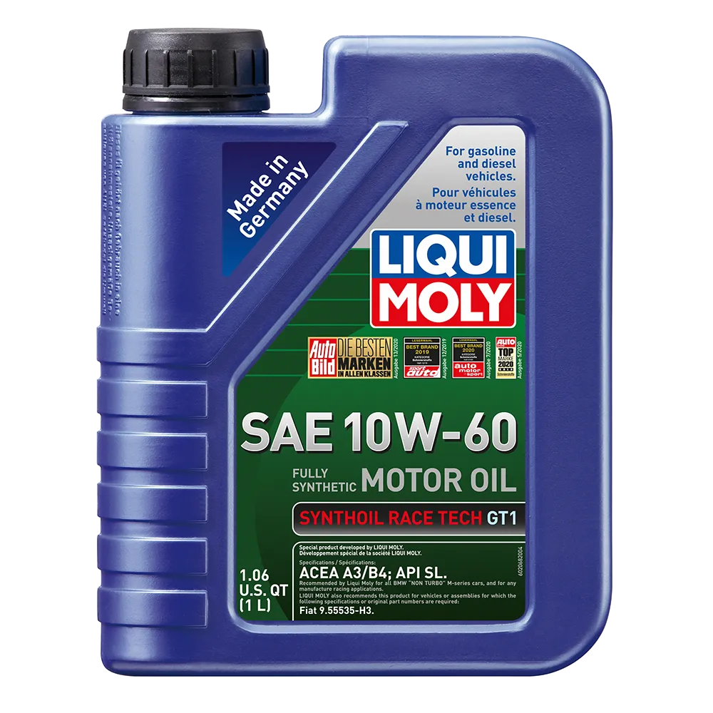 LIQUI MOLY 1L Synthoil Race Tech GT1 Motor Oil 10W-60 (2068)