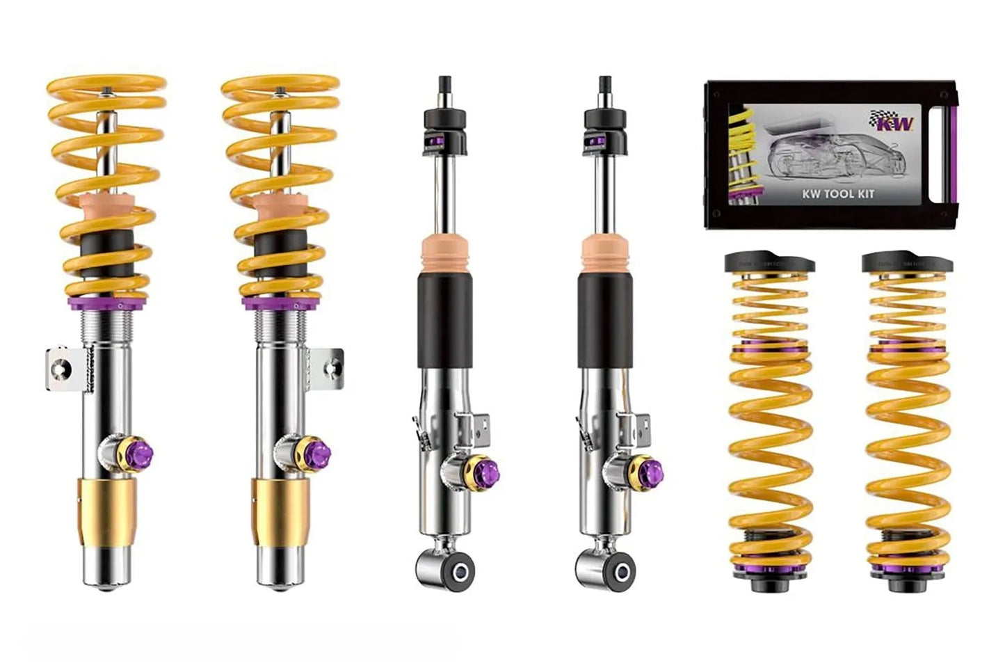 KW Variant 4 Adj Coilover Kit | Porsche 911 Turbo/Turbo S (14-19) (3A771079)