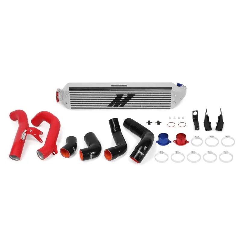 Mishimoto 2016+ Honda Civic 1.5T / 2017+ Honda Civic Si Black Intercooler Kit w/Red Pipes