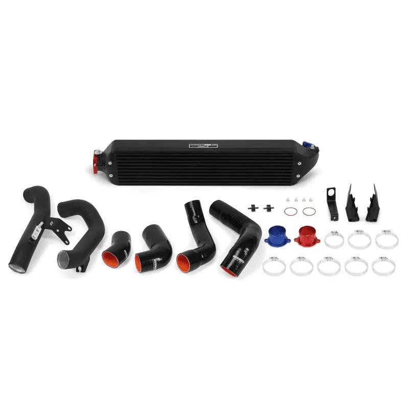 Mishimoto 2016+ Honda Civic 1.5T / 2017+ Honda Civic Si Black Intercooler Kit w/Red Pipes