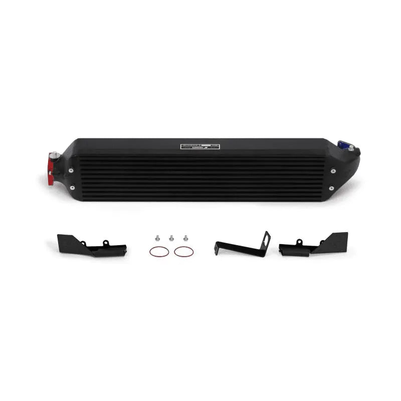 Mishimoto 2016+ Honda Civic 1.5T / 2017+ Honda Civic Si Black Intercooler Kit w/Red Pipes
