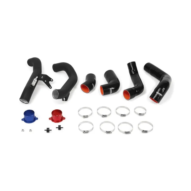 Mishimoto 2016+ Honda Civic 1.5T / 2017+ Honda Civic Si Black Intercooler Kit w/Red Pipes