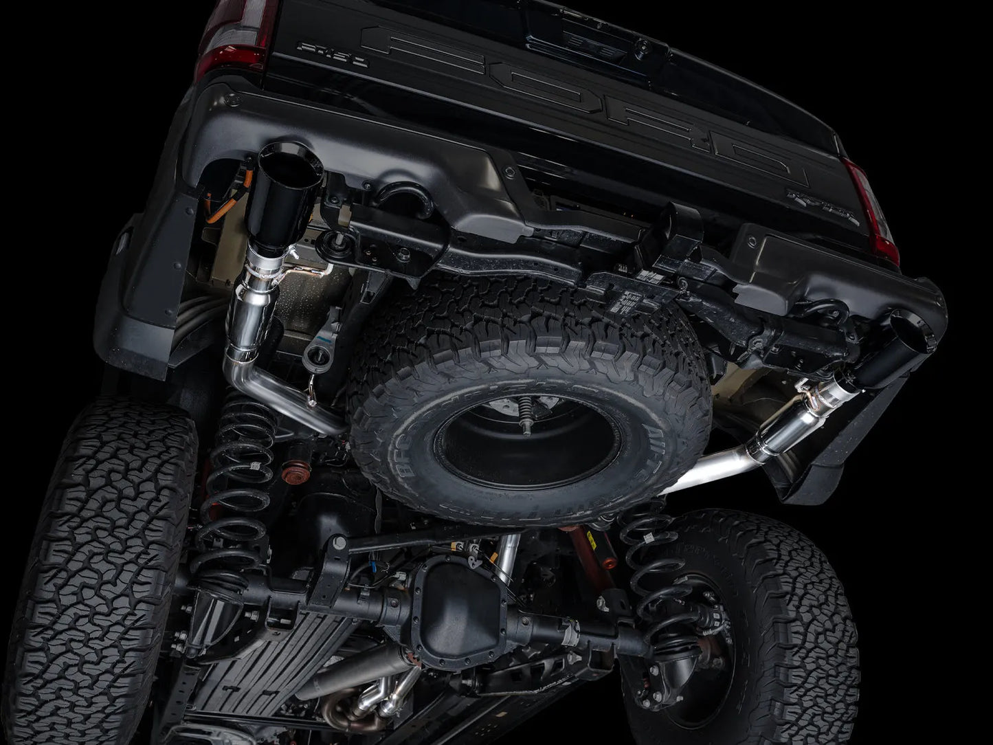 AWE Gen 3 Ford Raptor SwitchPath Exhaust  - Diamond Black Tips