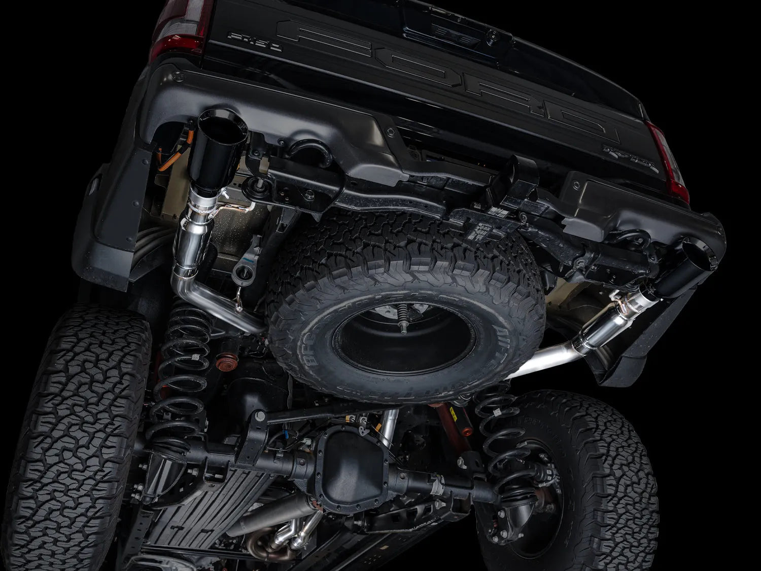 AWE Gen 3 Ford Raptor SwitchPath Exhaust  - Diamond Black Tips