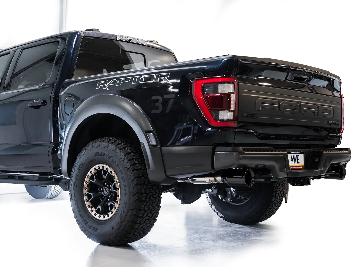 AWE Gen 3 Ford Raptor SwitchPath Exhaust  - Diamond Black Tips
