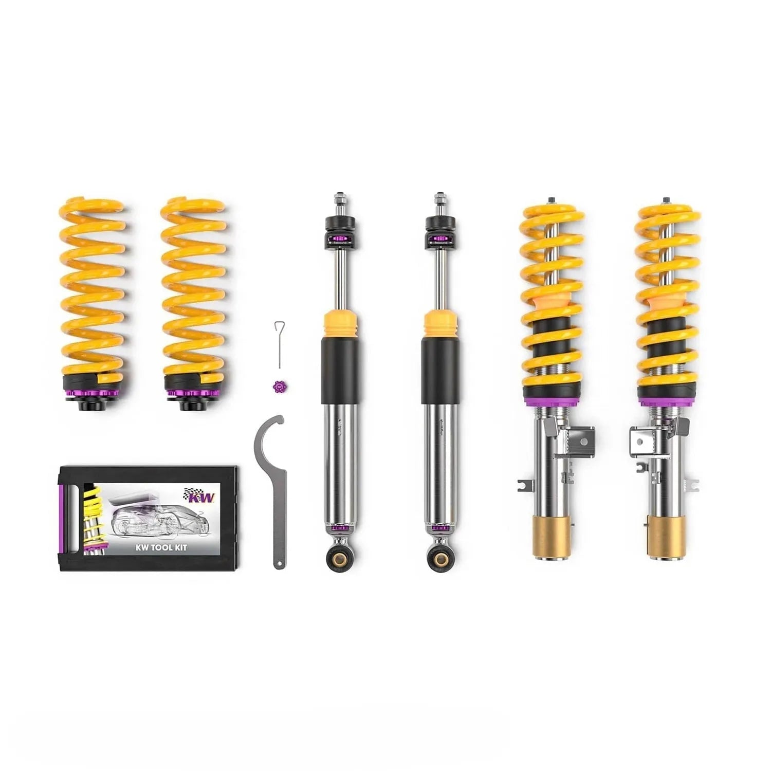 KW Variant 3 Adjustable Leveling Coilover Kit - 2017-2023 BMW 5-Series 540i