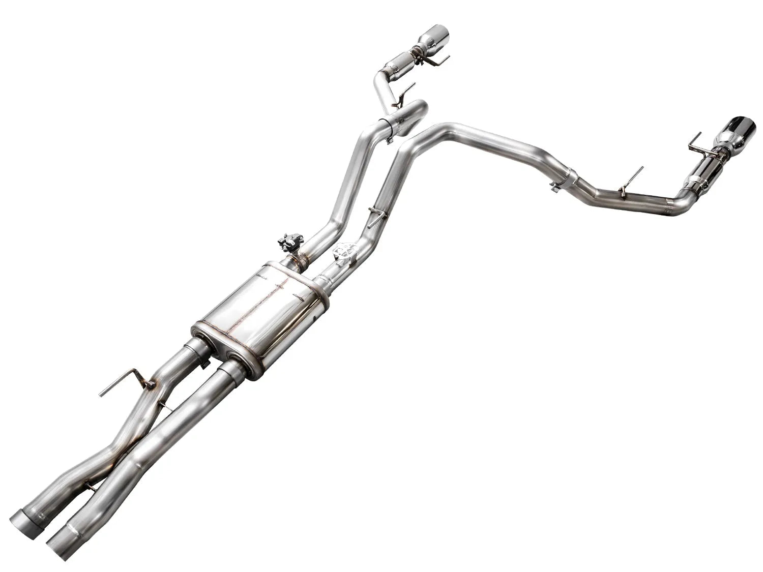 AWE Gen 3 Raptor SwitchPath Exhaust  - Chrome Silver Tips
