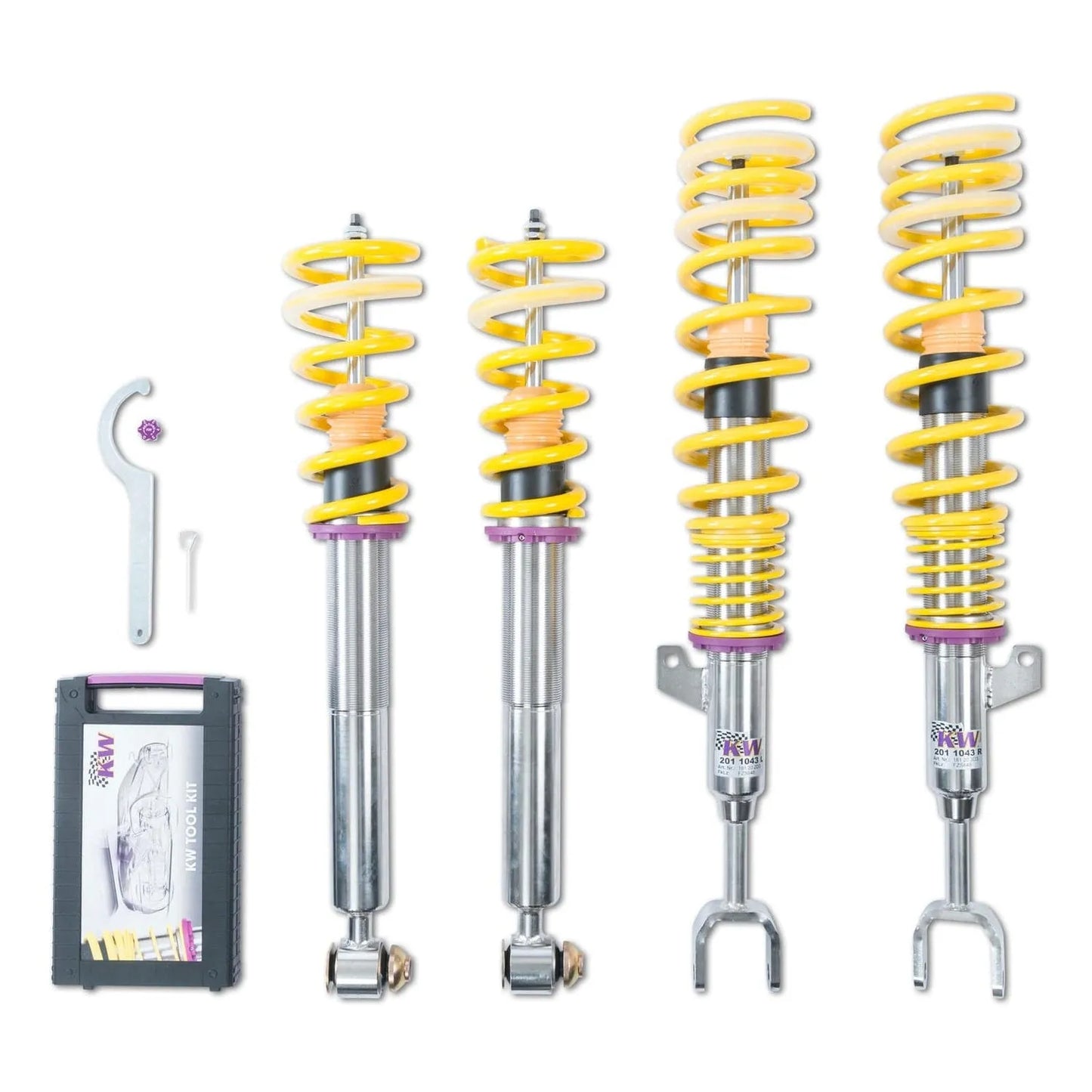 KW Variant 2 Adjustable Comfort Coilover Kit - 2017-2023 BMW 5-Series 540i