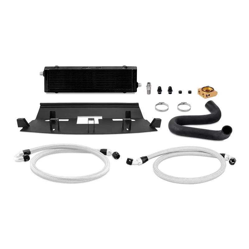 Mishimoto 2018+ Ford Mustang GT Thermostatic Oil Cooler Kit - Silver
