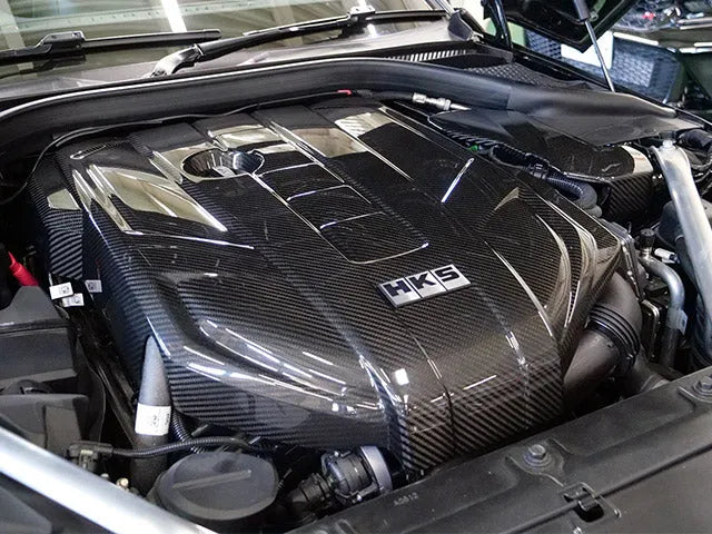 HKS Dry Carbon Engine Cover | Toyota Supra A90 3.0 Turbo (20+) (70026-AT016)