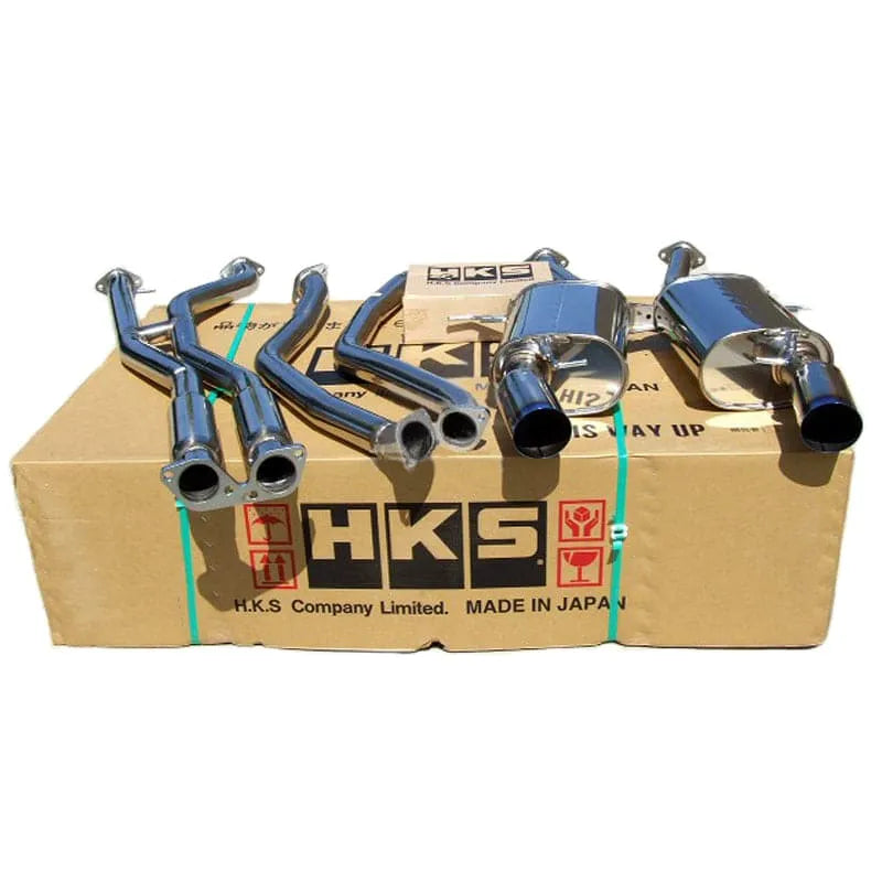 HKS Legamax Hi-Power Dual SOS304 Ti-Tip Catback Exhaust | BMW 335i Coupe (07-08) (31013-BG001)