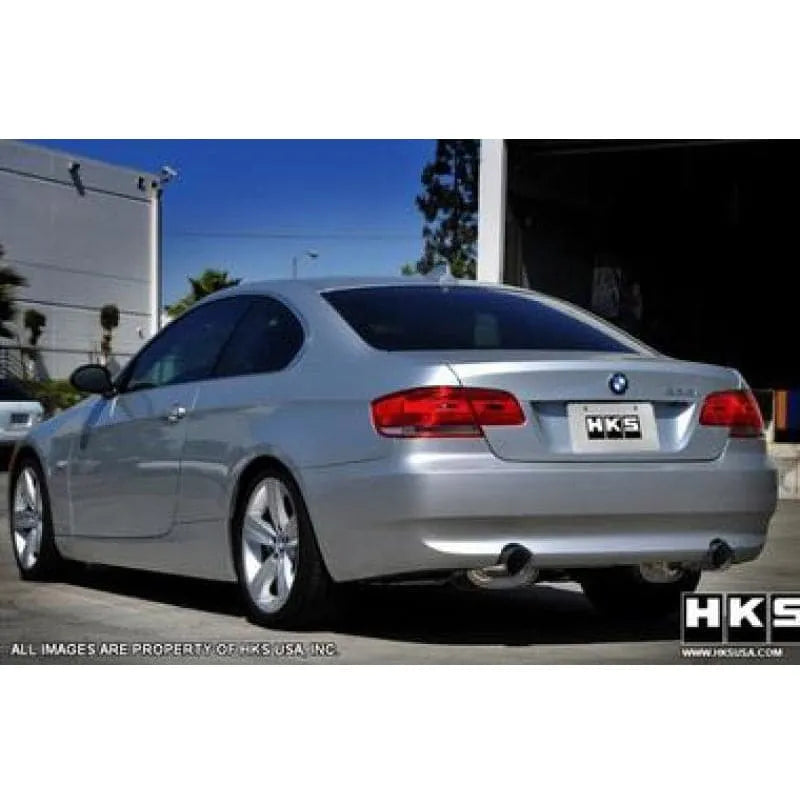 HKS Legamax Hi-Power Dual SOS304 Ti-Tip Catback Exhaust | BMW 335i Coupe (07-08) (31013-BG001)