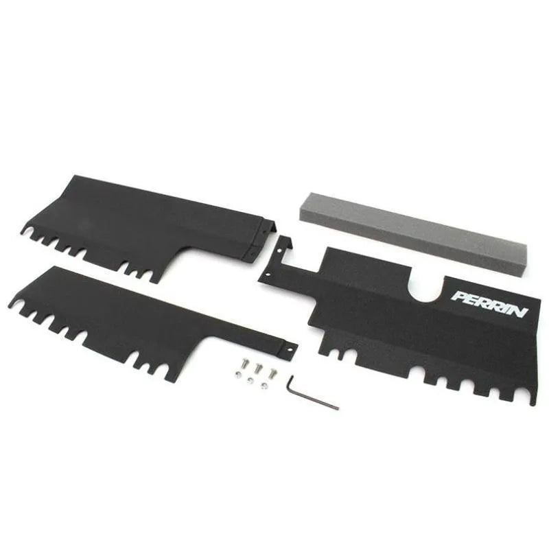 PERRIN 15-21 Subaru WRX/STI Radiator Shroud (With/Without OEM Intake Scoop) - Black