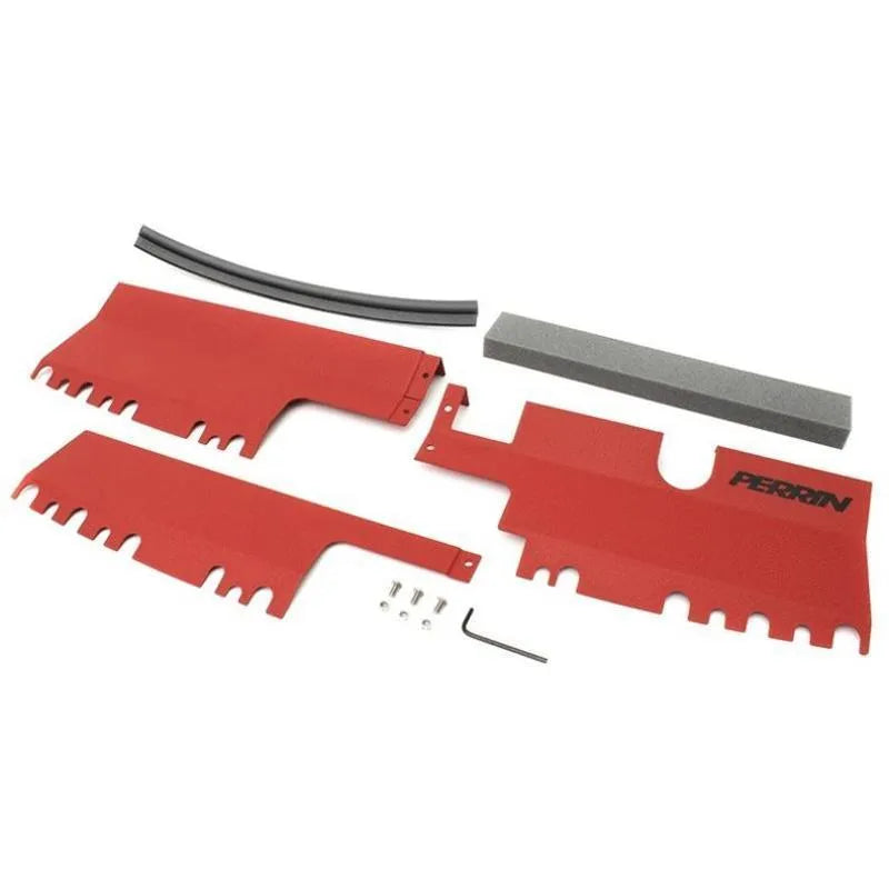 PERRIN 15-21 Subaru WRX/STI Radiator Shroud (With/Without OEM Intake Scoop) - Black