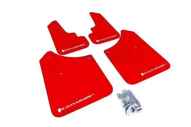 Rally Armor 03-08 Subaru Forester Black UR Mud Flap w/ Grey Logo