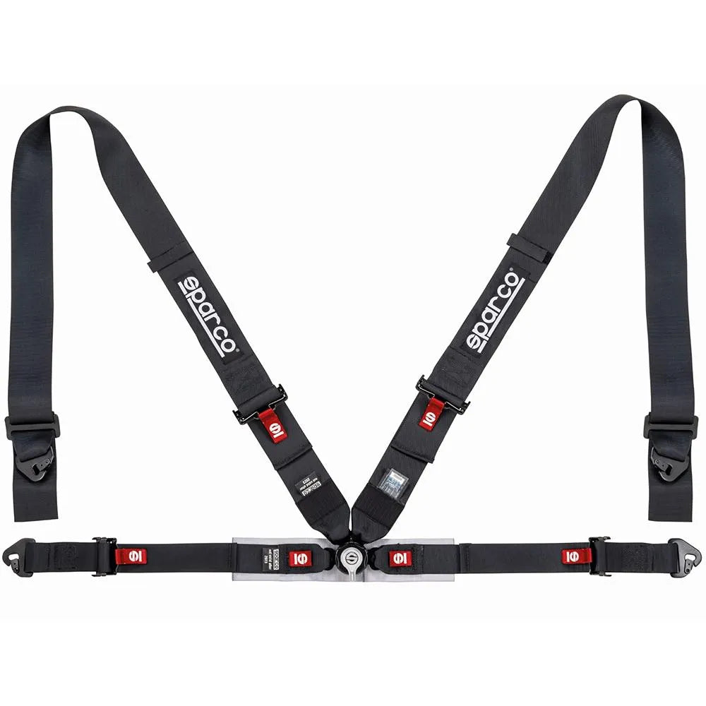 Sparco Belt 4Pt 3in/2in Competition Harness - Black